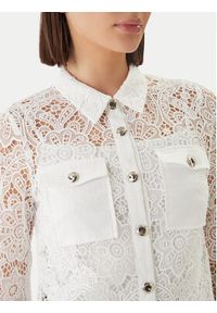Morgan Koszula 251-CIVI Biały Regular Fit. Kolor: biały. Materiał: syntetyk #2