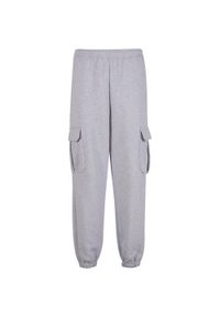 BUILD YOUR BRAND - Spodnie Do Biegania Cargo Dla Dorosłych Unisex 90s. Kolor: szary