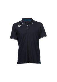 Koszulka polo na basen dla kobiet Arena Team Poloshirt Solid Cotton. Typ kołnierza: polo. Kolor: niebieski