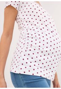 bonprix - Shirt ciążowy (2 szt.), bawełna organiczna. Kolekcja: moda ciążowa. Kolor: fioletowy. Materiał: bawełna. Długość rękawa: krótki rękaw. Długość: krótkie #3