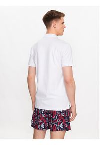 Emporio Armani Underwear Polo 211804 3R461 00010 Biały Regular Fit. Typ kołnierza: polo. Kolor: biały. Materiał: bawełna #3