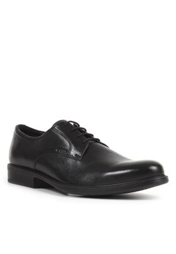 Geox Półbuty U Carnaby D U52W1D 00043 C9999 Czarny. Kolor: czarny. Materiał: skóra