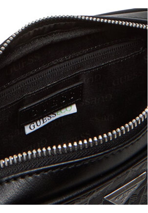 Guess Saszetka PMTODE P5145 Czarny. Kolor: czarny. Materiał: skóra