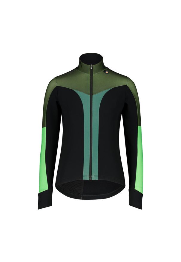 BIORACER - Damski jersey z długim rękawem Bioracer Vesper Tempest Thermal. Kolor: zielony. Materiał: jersey. Długość rękawa: długi rękaw. Długość: długie. Sezon: zima. Sport: kolarstwo