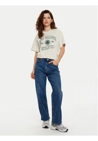 New Balance T-Shirt WT43548 Brązowy Oversize. Kolor: brązowy. Materiał: bawełna #3