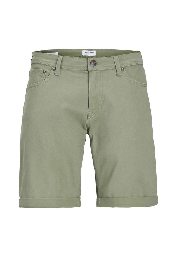 Krótki Jack & Jones sweter oliwkowo-zielony. Kolor: zielony. Długość: krótkie. Sport: skateboard