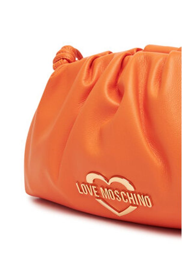 Love Moschino - LOVE MOSCHINO Torebka JC4286PP0MKK0450 Pomarańczowy. Kolor: pomarańczowy. Materiał: skórzane