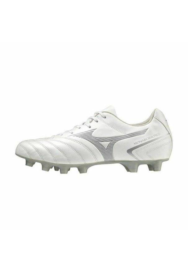 Mizuno - Buty Piłkarskie dla Dzieci Monarcida Neo II Select MD. Kolor: biały. Sport: piłka nożna