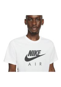 Koszulka męska Nike Air DA0933. Materiał: materiał, bawełna. Długość rękawa: krótki rękaw. Długość: krótkie. Wzór: nadruk #4