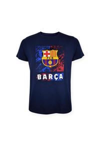 FC Barcelona t-shirt męski 5001CMARN XXL granatowy. Kolor: wielokolorowy. Sport: piłka nożna