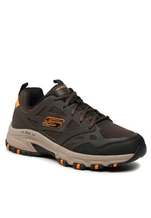 skechers - Skechers Trekkingi Hillcrest 237265/BRN Brązowy. Kolor: brązowy. Materiał: skóra. Sport: turystyka piesza