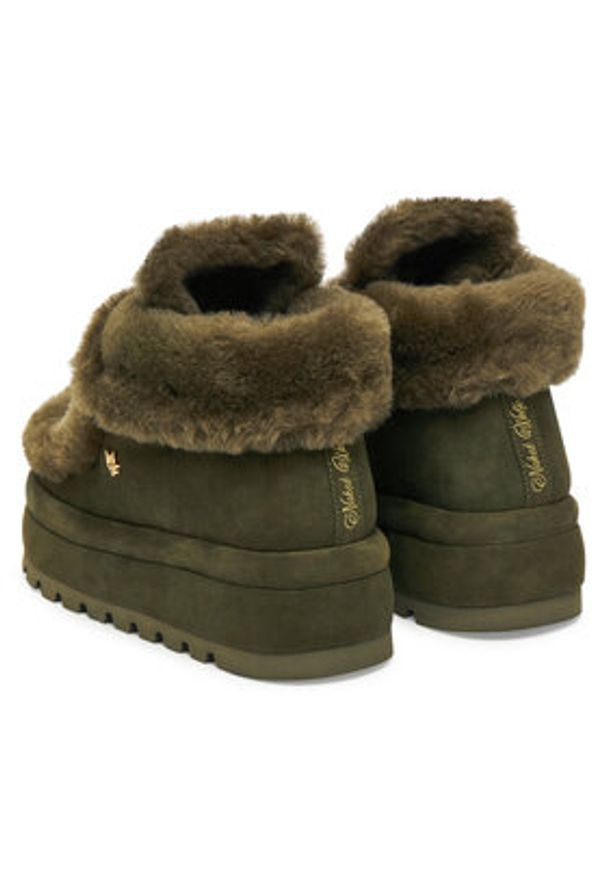 Naked Wolfe Śniegowce Bambi Brązowy. Kolor: brązowy. Materiał: zamsz, skóra