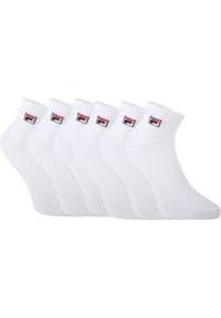 Fila Skarpetki Quarter 6-pack Unisex Białe 43-46. Kolor: biały #1