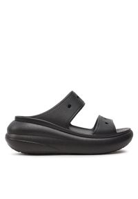 Crocs Klapki Classic Crush Sandal 207670 Czarny. Kolor: czarny