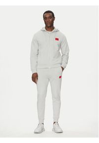 Hugo - HUGO Bluza Daple212 50447972 Szary Regular Fit. Kolor: szary. Materiał: bawełna #3