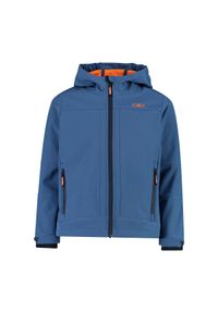 Kurtka dziecięca turystyczna CMP 3A00094. Kolor: niebieski. Materiał: softshell. Styl: sportowy #1