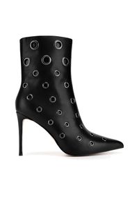 Eva Minge Botki ANWAR-SL9596-203 Czarny. Kolor: czarny. Materiał: skóra #1