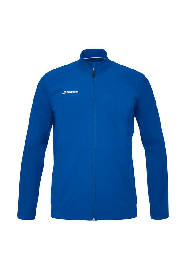 Babolat Play Jacket. Kolor: niebieski. Materiał: jersey, softshell