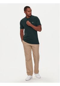 Lacoste Polo PH4012 Zielony Slim Fit. Typ kołnierza: polo. Kolor: zielony. Materiał: bawełna