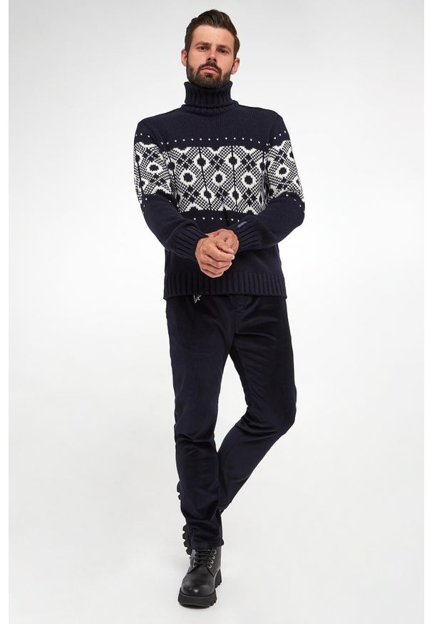 PAUL & SHARK - Sweter męski wełniany PAUL&SHARK. Materiał: wełna
