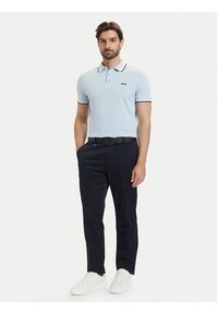 BOSS Polo Paddy 50469055 Niebieski Regular Fit. Typ kołnierza: polo. Kolor: niebieski. Materiał: bawełna #4