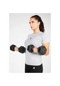 GORILLA WEAR - Koszulka fitness damska Gorilla Wear Estero. Kolor: szary. Sport: fitness