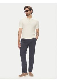 Pierre Cardin Chinosy C3 33730.1058 Granatowy Slim Fit. Kolor: niebieski. Materiał: bawełna #4