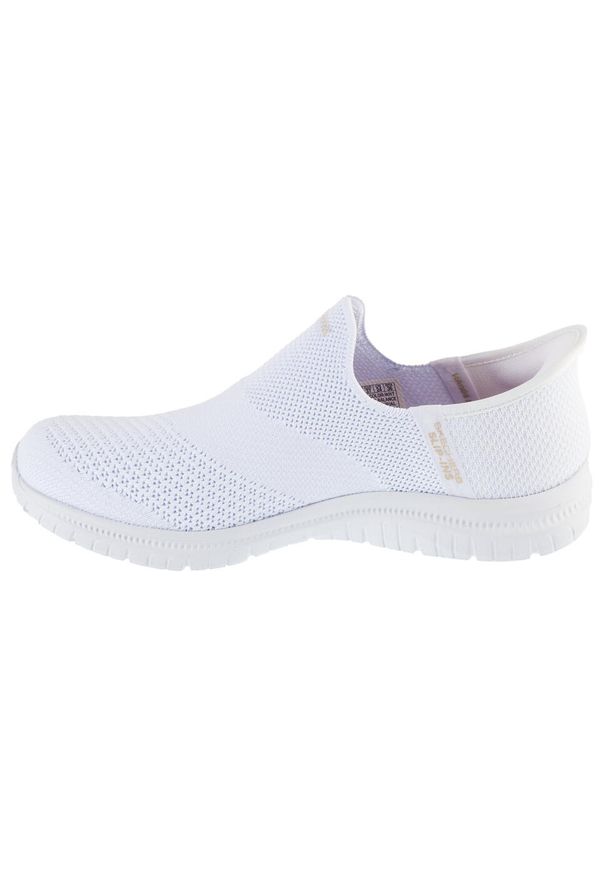 skechers - Buty sportowe Sneakersy damskie, Slip-ins: Virtue - Sleek. Kolor: biały. Sport: turystyka piesza