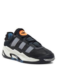 Adidas - adidas Sneakersy Niteball FZ5742 Czarny. Kolor: czarny. Materiał: skóra