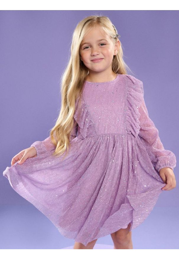 Sinsay - Sukienka babydoll - fioletowy. Kolor: fioletowy