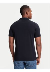 Karl Lagerfeld - KARL LAGERFELD Polo 745710 553224 Granatowy Regular Fit. Typ kołnierza: polo. Kolor: niebieski. Materiał: bawełna
