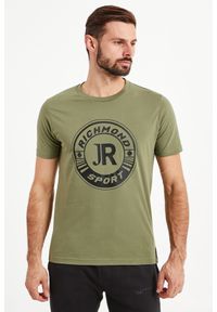 John Richmond Sport - T-shirt Fitness Vallei JOHN RICHMOND SPORT. Materiał: bawełna. Wzór: nadruk, napisy. Styl: sportowy