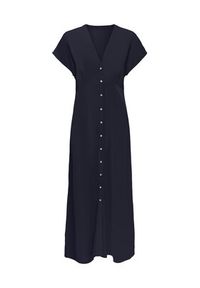 only - ONLY Sukienka codzienna Nova 15317842 Granatowy Regular Fit. Okazja: na co dzień. Kolor: niebieski. Materiał: wiskoza. Typ sukienki: proste. Styl: casual #4