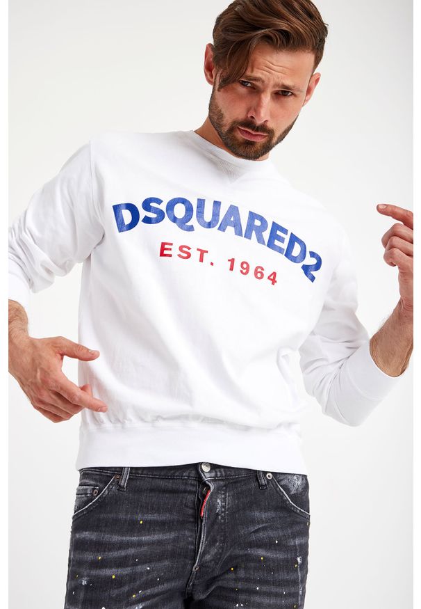 BLUZA DSQUARED2. Długość: długie. Wzór: nadruk