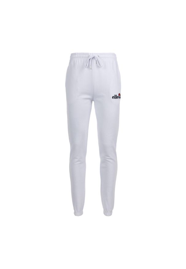 Spodnie damskie Ellesse Noora Jog. Kolor: biały. Materiał: dresówka. Sport: joga i pilates