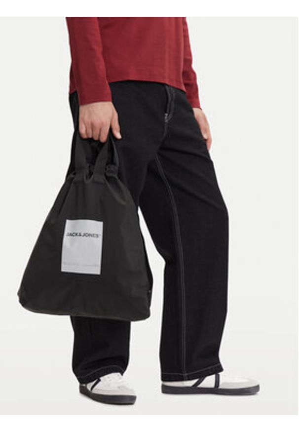 Jack & Jones Plecak Jacwest Tote Bag 12272639 Czarny. Kolor: czarny. Materiał: materiał