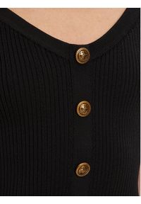 Guess Top W5YR10 Z0130 Czarny Regular Fit. Kolor: czarny. Materiał: syntetyk #2