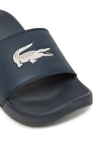 Lacoste Klapki Serve Sliders 7-49CMA0041 Granatowy. Kolor: niebieski. Materiał: skóra #3