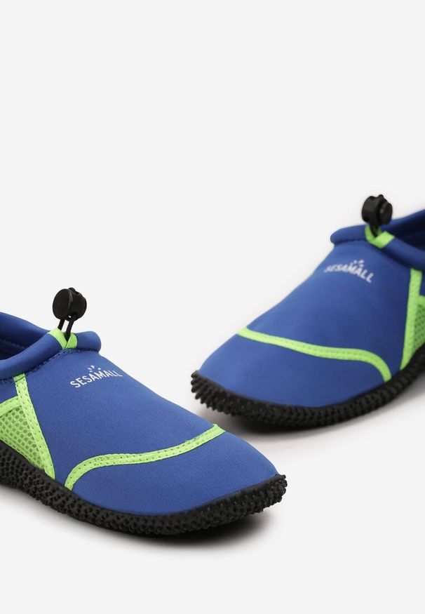 Born2be - Niebiesko-Zielone Elastyczne Buty Sportowe do Wody Ralvie. Okazja: na plażę. Kolor: niebieski. Sport: żeglarstwo