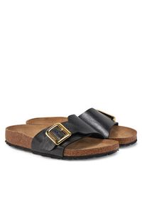 Birkenstock Klapki Catalina Cushion Buckle 1029481 Czarny. Kolor: czarny. Materiał: skóra #6
