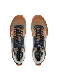 Pepe Jeans Sneakersy Foster Heat M PMS60012 Brązowy. Kolor: brązowy. Materiał: materiał #7