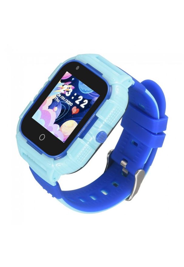 GARETT - Smartwatch Garett Kids Protect 4G niebieski. Rodzaj zegarka: smartwatch. Kolor: niebieski