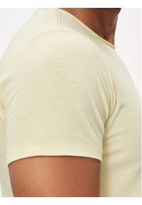 Tommy Jeans T-Shirt Jaspe DM0DM09586 Żółty Slim Fit. Kolor: żółty. Materiał: bawełna, syntetyk #4