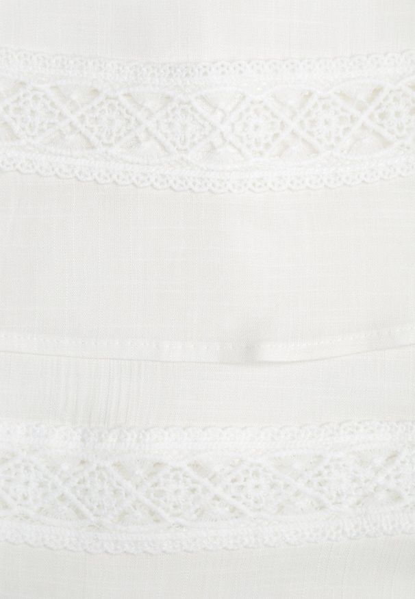 Born2be - Jasnobeżowa Letnia Sukienka Wiskozowa o Rozkloszowanym Kroju z Bufiastymi Rękawami Aikede. Okazja: na co dzień. Kolor: beżowy. Materiał: wiskoza. Sezon: lato. Typ sukienki: proste, rozkloszowane. Styl: casual, boho