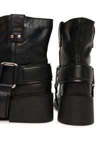 Vic Matié Botki 1H4150D_F06F150101 Czarny. Kolor: czarny. Materiał: skóra #2