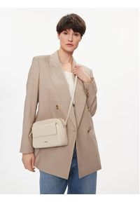 Calvin Klein Torebka Calvin Mini Quilt Camera Bag K60K611884 Écru. Materiał: skórzane
