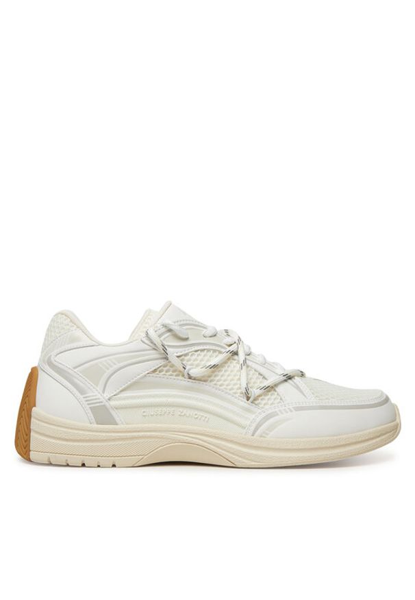 Giuseppe Zanotti - GIUSEPPE ZANOTTI Sneakersy RM50008 Biały. Kolor: biały. Materiał: materiał