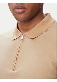 BOSS Polo H-Pei 88 50565320 Beżowy Regular Fit. Typ kołnierza: polo. Kolor: beżowy. Materiał: bawełna #4