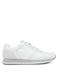 Calvin Klein Sneakersy Low Top Lace Up Lth Mono HM0HM01807 Szary. Kolor: szary. Materiał: skóra