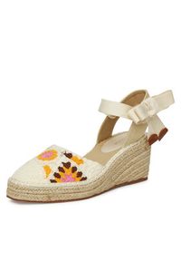 DeeZee Espadryle XF-310-03 Beżowy. Kolor: beżowy. Materiał: materiał #7